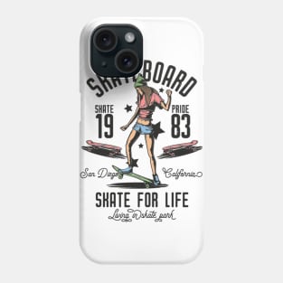 Skateboard California Phone Case