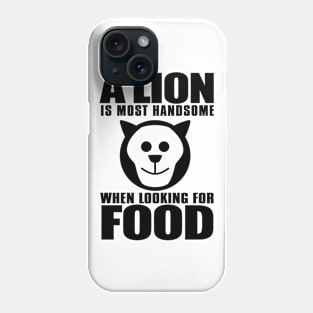 A lion that hunts for survival in the jungle does not envy the one being fed in the zoo Phone Case