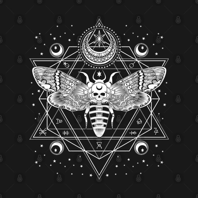 Deaths head Moth by RavenWake