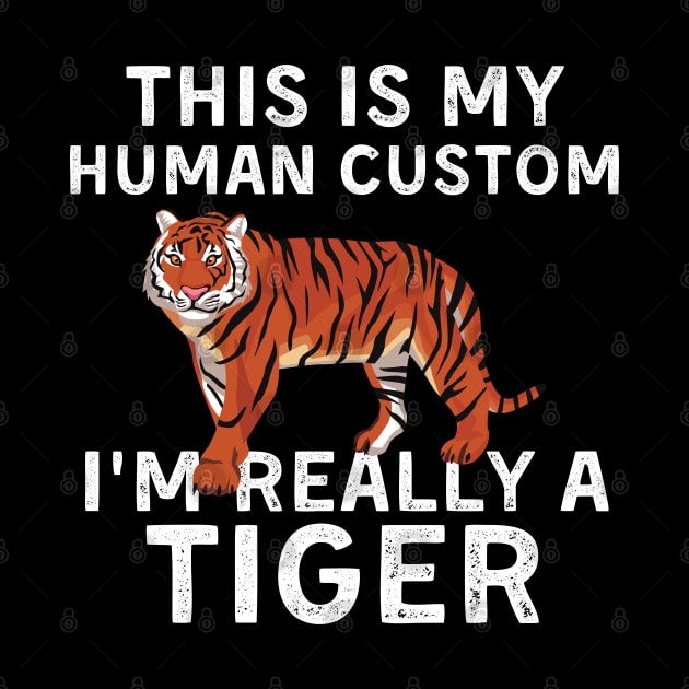 Funny Tiger Design For Kids Boys Girls Tiger Love Halloween by deafcrafts