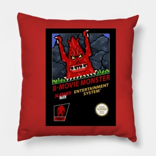 B-Movie Monster Retro 8Bit Horror Game T-Shirt #2 T-Shirt Pillow