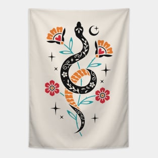 Snake flowers Tapestry