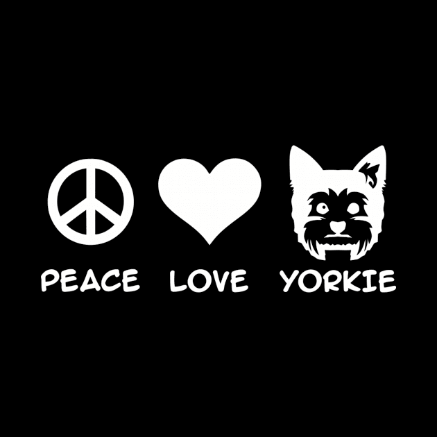 Peace, Love, Yorkie by Designzz