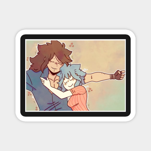 Gajevy sleeping Magnet by Dragnoodles