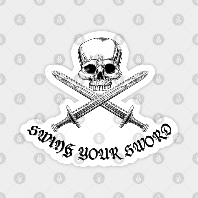 trending t-shirt, swing your sword shirt, swing your sword mike leach t-shirt Magnet by A&A