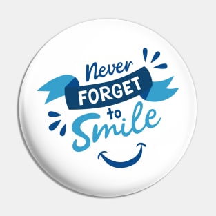 Emoji Day Never Forget Smile Pin