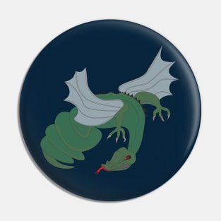 Flying dragon Pin