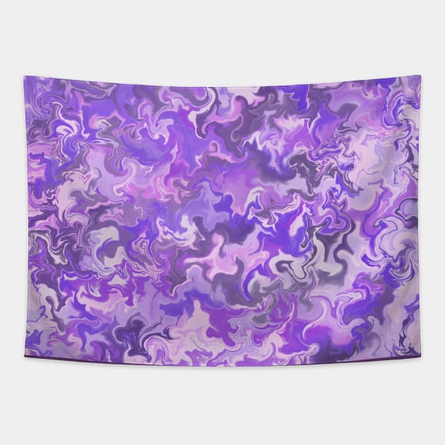 Amethyst Marble Tapestry by LozMac