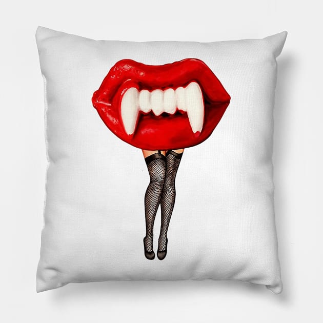 Vamp Lady Pillow by WikiDikoShop