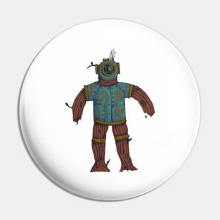 Octo Captain Twiggy Diver The Sea Garden Character Pin