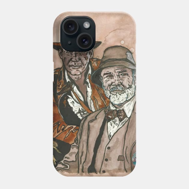 Father & Son Crusade Phone Case by BladeAvenger