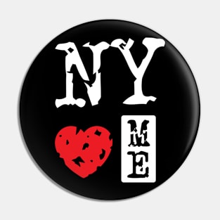 New York Loves Me Pin