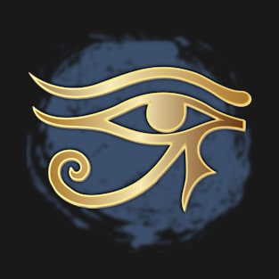 Gold Eye Of Horus T-Shirt