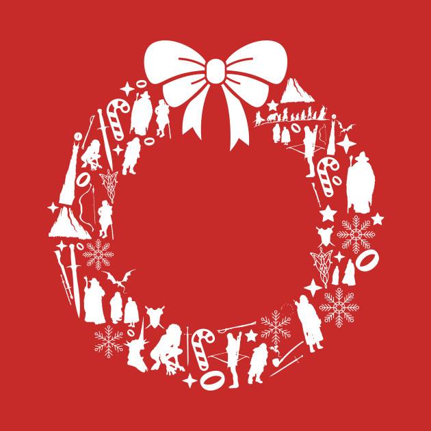 Lord Of The Rings Christmas Wreath Pattern Lord Of The Rings T