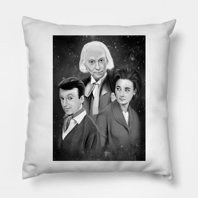 Classic Who Pillow by SanFernandez