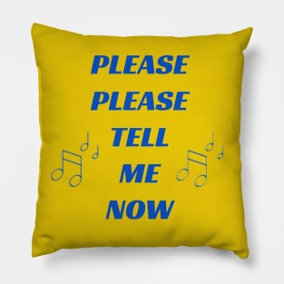 Please Please Tell Me Now, 80s Pop Music, 80s Boy Band, Music Stickers Pillow