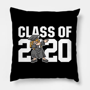 Class of 2020 graduation Corona Dad dabbing girl seniors Pillow