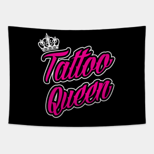 Tattoo queen (black) Tapestry