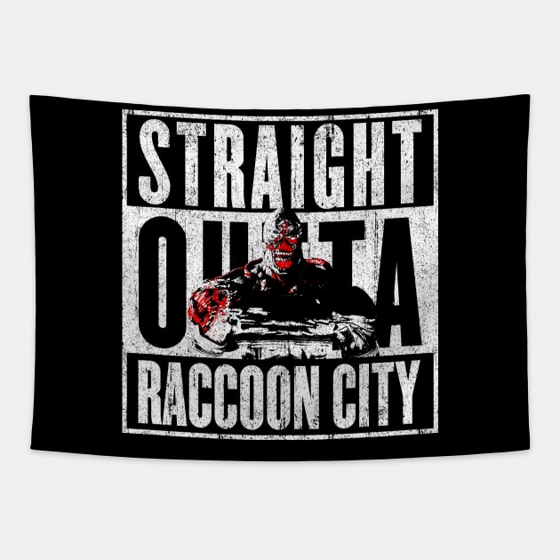 Straight Outta Raccoon City Tapestry by huckblade