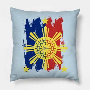 Philippine Flag / 3 Stars & Sun / Baybayin - NGA Pillow