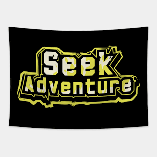 Seek Adventure Motivational Tapestry