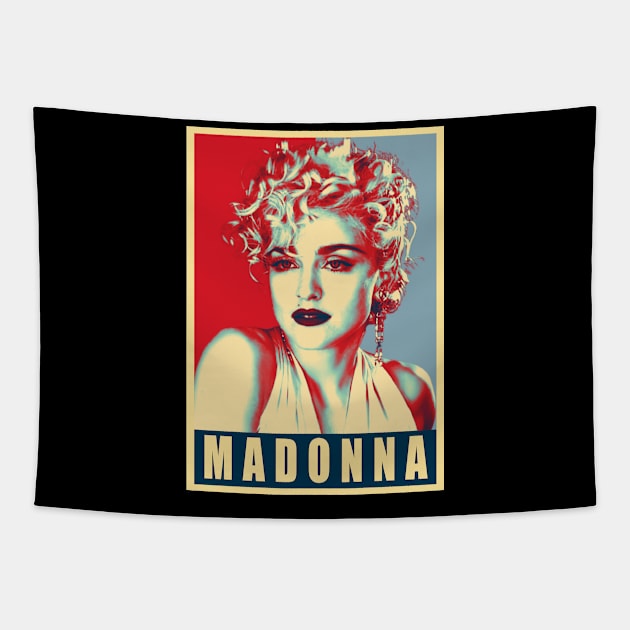 Material Girl Magic Vintage Madonnas Vibes Tapestry by Church Green