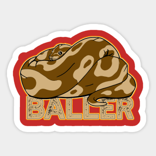 Baller Sticker for Sale by PianoMacPower