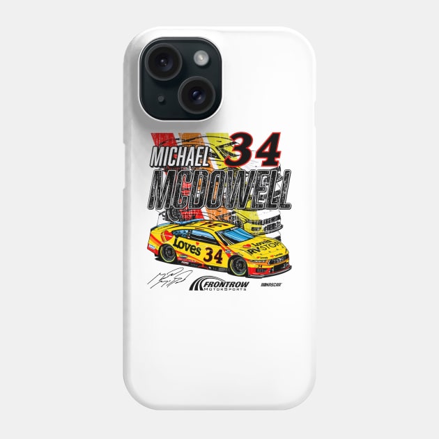 Michael McDowell White Car Phone Case by stevenmsparks