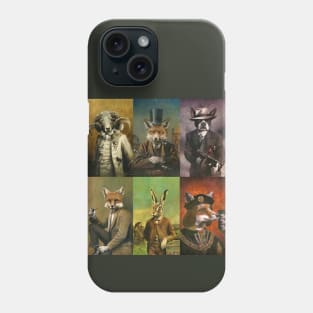 Historical Clothed Animals Montage Phone Case