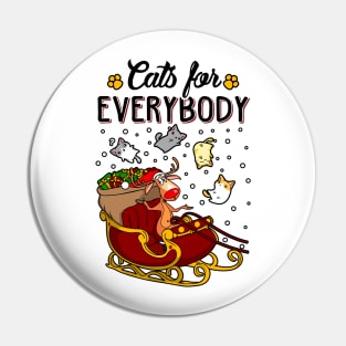 Cats Ugly Christmas Sweater. Cats For Everybody Matching Sweatshirts. Pin