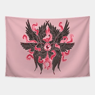 Tentacles and feathers Tapestry