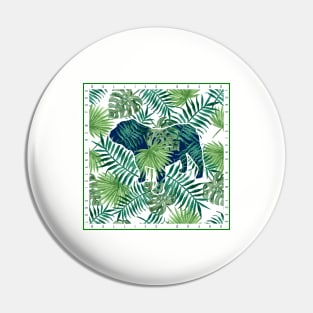 Bullies Brand Green Leaf Hawaiian Design Pin