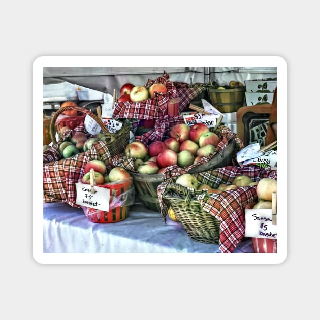 Baskets of Apples Magnet by SusanSavad