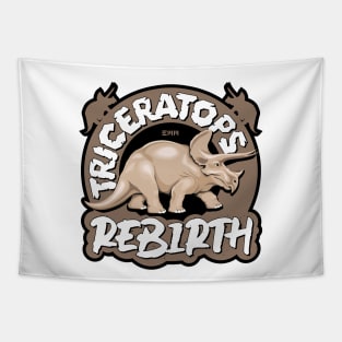 Triceratops Rebirth Tapestry