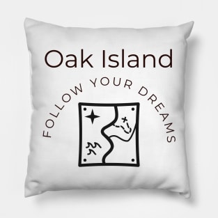 The Oak Island Treasure Hunt Pillow