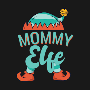 mommy elf family matching christmas T-Shirt