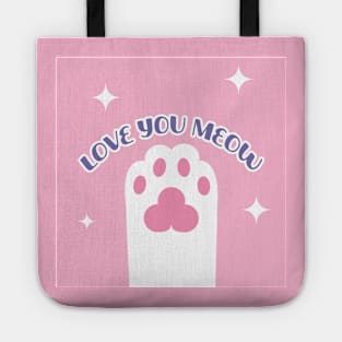 loves you meow Tote