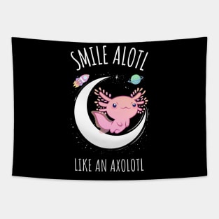 Smile Alotl Like an Axolotl Tapestry