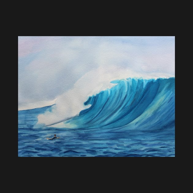 Big Wave Surfing by Sandraartist