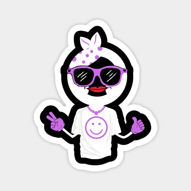 Cool Girl Magnet by Trend 0ver