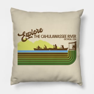 Explore the Cahulawassee River - Deliverance Pillow