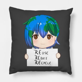 Earth-chan Pillow