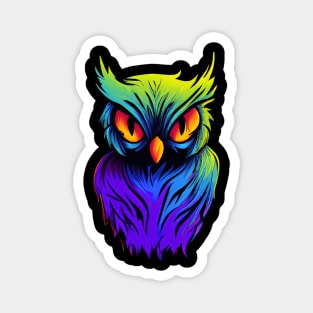 Halloween Owl Magic Spooky Magnet