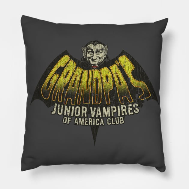 Grandpa's Junior Vampires of America Club Pillow by JCD666