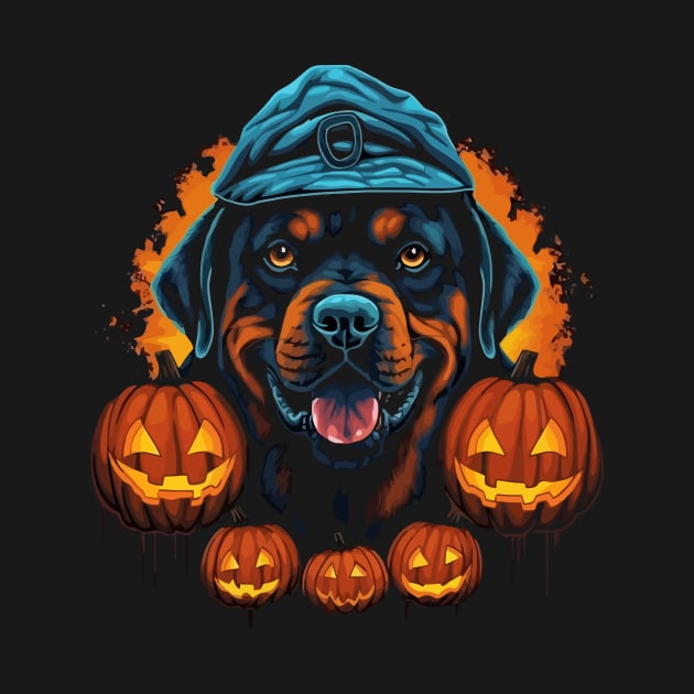 Rottweiler Halloween by JH Mart