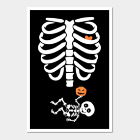 Halloween Skeleton Posters And Art Prints Teepublic