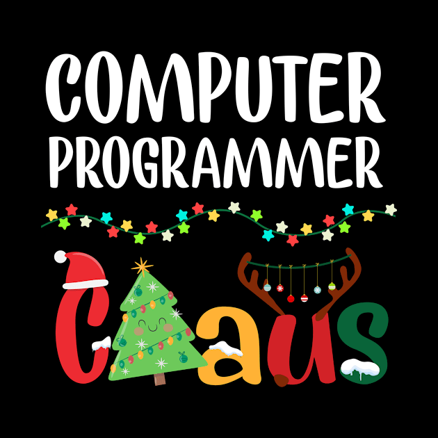 Computer Programmer Claus Santa Costume Funny Christmas Xmas by salizhonpczxtee