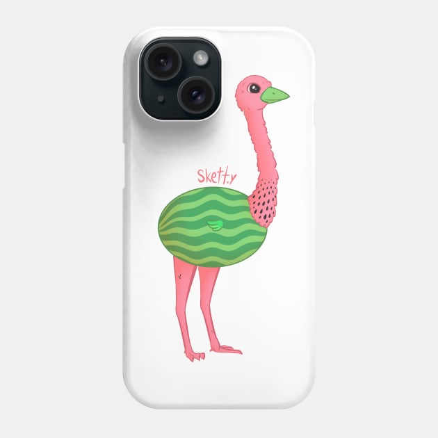 Flightless Melon Phone Case by jastinamor