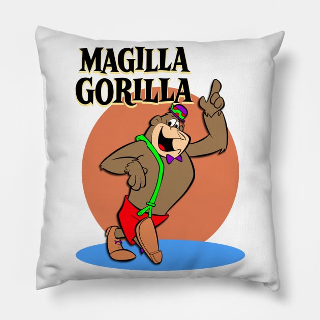 Magilla Gorilla Pillow by BigOrangeShirtShop