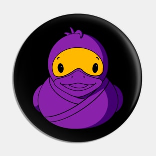 Ninja Rubber Duck Pin